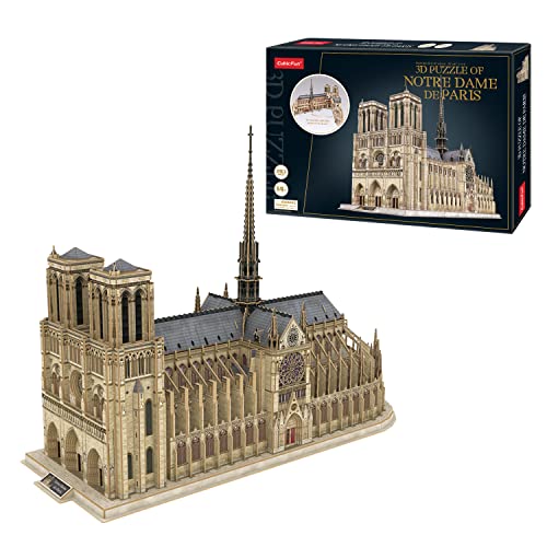 Puzzle 3D Notre Dame - Maquetas para Construir Adultos Y Niños 293 Piezas | Puzzles 3D Monumentos | Puzzle 3D Adultos | Puzzle 3D Niños 14 Años O Más