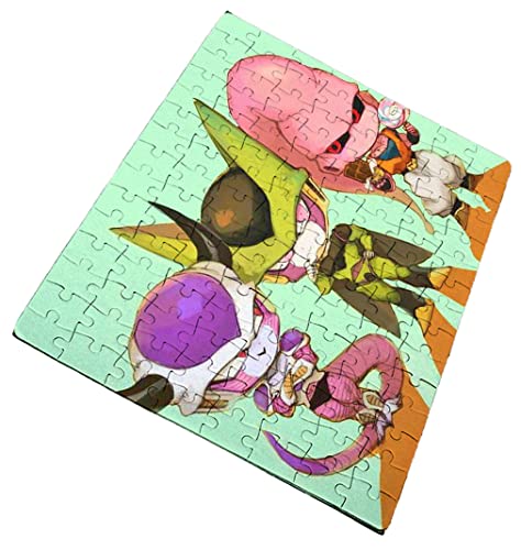 Puzzle 96 Piezas Villanos Malos Bola de Dragon Ball z Rompecabezas Educativo puzle.