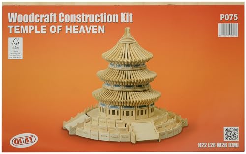 Quay Templo del Cielo de artesanía en madera Kit de construcción FSC
