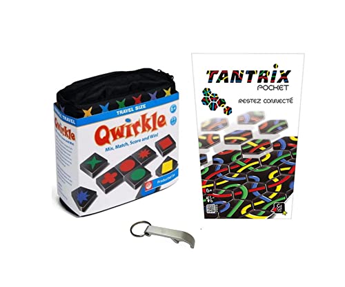Qwirkle Travel + Tantrix Pocket + 1 abrebotellas Blumie (Tantrix + Qwirkle)