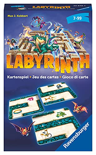 Ravensburger Cartas Laberinto 20849-El clásico Familiar para 2-6 Jugadores-Juego para niños a Partir de 7 años (20849)