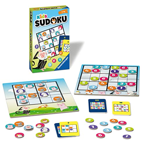 Ravensburger - Kids Sudoku, Formato Compacto, 2-4 Jugadores, Edad Recomendada 5+, 20872 2