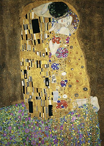 Ravensburger Puzzle 1000 Piezas, Klimt: El Beso, Puzzle Arte, Puzzle para Adultos, Puzzle Klimt, Rompecabezas Ravensburger