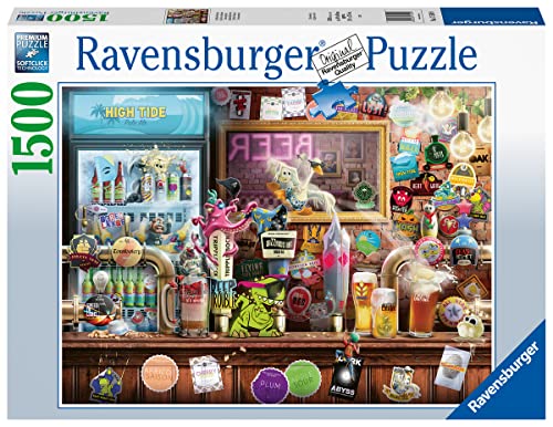 Ravensburger - Puzzle Cerveza artesanal, rey de los animale, 1500 Piezas, Puzzle Adultos
