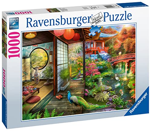 Ravensburger - Puzzle Jardín japonés, 1000 Piezas, Puzzle Adultos