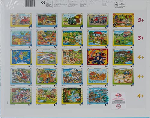 Ravensburger- Puzzle Marco 30-48 Piezas – Los Bomberos en la vía ferrocarril Infantil, Color (05093)
