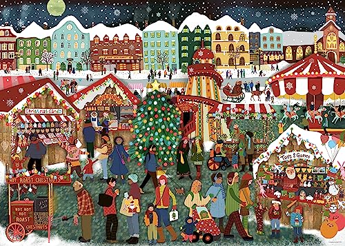Ravensburger - Puzzle Mercados de Navidad, 1000 Piezas, Puzzle Adultos