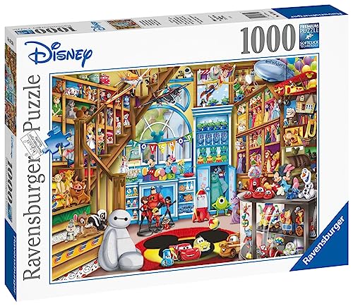 Ravensburger - Puzzle Tienda de juguetes Disney Pixar, Colección Disney Collector's Edition, 1000 Piezas, Puzzle Adultos