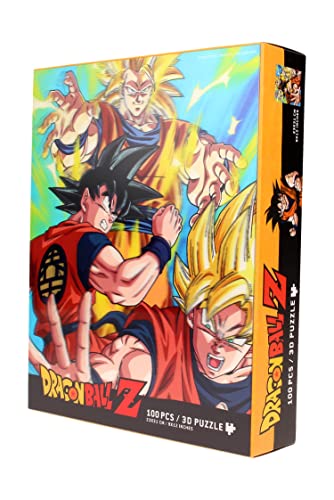 RED STRING- Puzzle Lenticular Dragon Ball Z Goku Saiyan 100 Piezas, Multicolor, Estándar (Z109080)