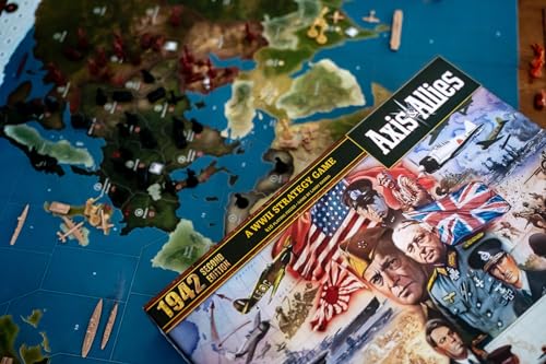 Renegade Game Studios Axis & Allies: Segunda edición de 1942, juego de mesa de estrategia de miniaturas de la Segunda Guerra Mundial, Renegade, a partir de 12 años, 2-5 jugadores, 3-4 horas