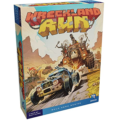 Renegade Games Studios Wreckland Run - Serie Solo Hero Series, Renegade Games, a partir de 10 años, juego de campaña en solitario para 1 jugador, 30-45 minutos por campaña