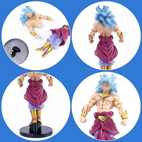 REYOK Mini Personaje de Juguete Goku Plástico de Juguete Modelo de Dibujos Animados Personaje de Cake Topper de Cumpleaños Suministros Cupcake Personaje Decoración de Niños Figura de Acción