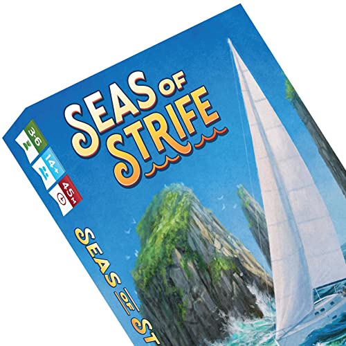 Rio Grande Games Seas of Strife - Juegos de Rio Grande, juego de cartas para tomar trucos, a partir de 14 años, 3-6 jugadores, 45 minutos