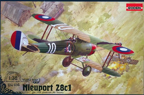 Roden 616 Nieuport 28c1 - Avioneta a escala 1:32 [Importado de Alemania]