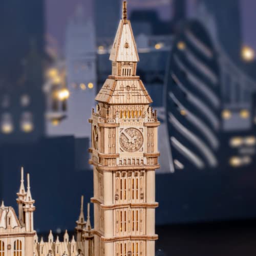 Rolife Puzzle 3D Big Ben Maquetas para Construir Adultos,decoraciÓn De Escritorio Mujer Regalos Hombre