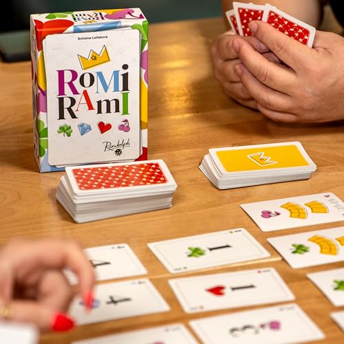 Romi Rami | Juego de cartas inspirado en Rummy | A partir de 8 años | 2 a 4 jugadores | 30 minutos