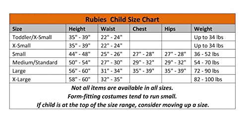 Rubies 2 881021 L - Disfraz de fantasma para niño (9 años) (talla L)
