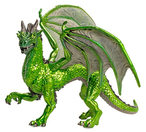 Safari Ltd. Dragón del Bosque 14.6cm | Figura de Dragón Pintada a Mano | Juguetes para Niños |Sin tóxicos y Libre de BPA | Apto para Niños de 3