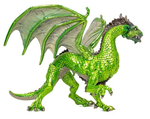 Safari Ltd. Dragón del Bosque 14.6cm | Figura de Dragón Pintada a Mano | Juguetes para Niños |Sin tóxicos y Libre de BPA | Apto para Niños de 3