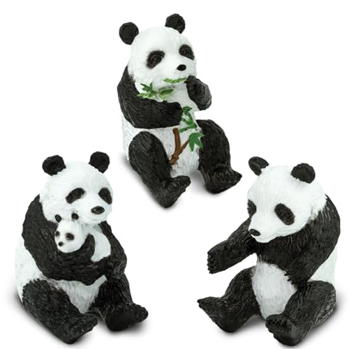 Safari Ltd. TOOBs Pandas Figura de juguete para niños y niñas - A partir de 3 años