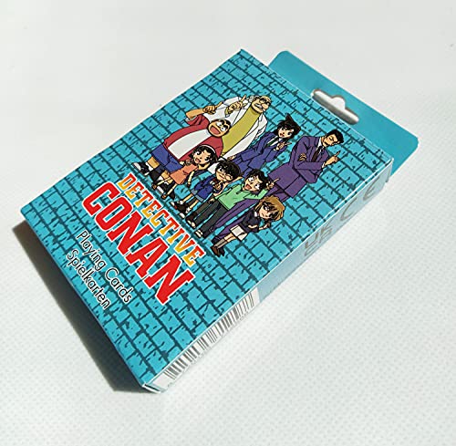 SAKAMI - Detective Conan - Case Closed - 52 Cartas de Juego de Cartas de póquer, Juego de Cartas de Juego de Cartas - Original y con Licencia