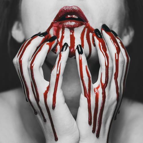 Sangre artificial de 250 ml de vampiro I Halloween I chupasangre I sangre artificial I sangre de vampiro I sangre de película roja I Zombie I Horror