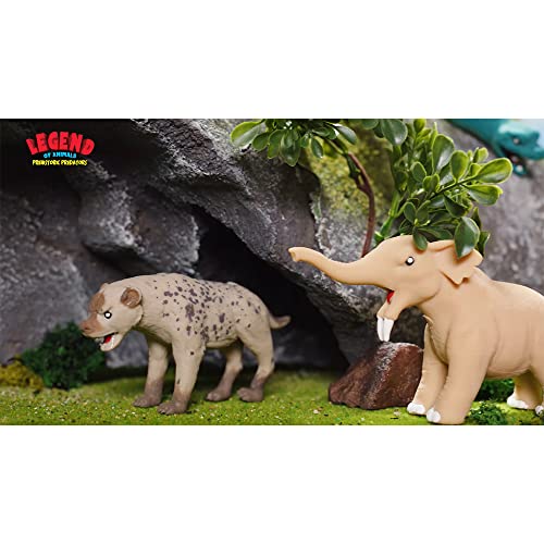 Sbabam s.r.l. Prehistoric Predators Pack 3 Sobres con Diferentes Temas.Animales prehistóricos 3D Collection. Legend of Animals