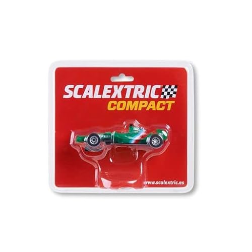 Scalextric - Coche de carreras COMPACT - Coche Slot escala 1:43 (Formula F-Green)