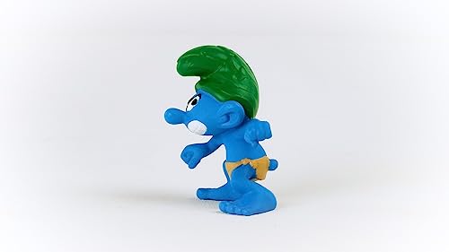 schleich 20841 Pitufo salvaje, a partir de 3 años, Smurfs - figura, 4 x 3 x 5 cm