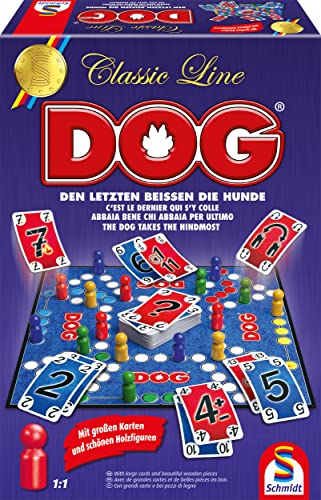 Schmidt Spiele 49412 Dog in Der Classic Line - Figuras extragrandes de Madera, mapas Grandes, Multicolor, Exclusivo en Amazon