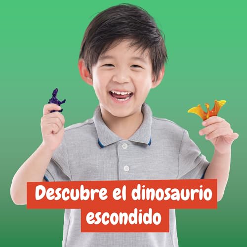 Science4you Jurassic World Explorer - Juguete Dinosaurios para Niños 4+ años, Juego con 24+ Experimentos y Manualidades: Huevo Dinosaurio, Figura Dinosaurio, Volcán, Linterna Proyector, Fosiles