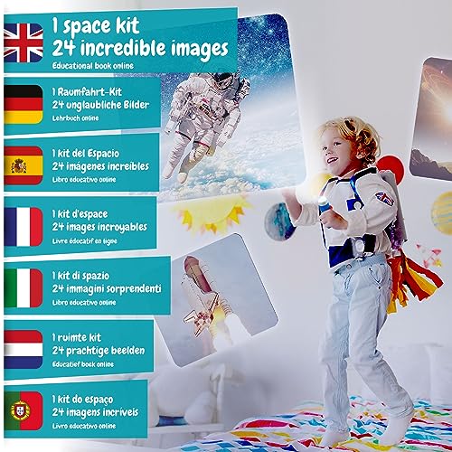 Science4you Proyector Espacial Infantil - Linterna infantil de Planetas y Sistema Solar para Niños, Proyector Planetario, Juguetes y Juegos del Espacio, Regalo para Niño y Niña 4+ años