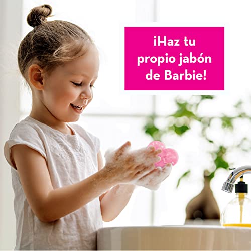 Science4you Super Barbie SPA Zen - Kit de Manualidades para Niñas 7-9+ años de la Barbie Princesa - Hace Bombas de Baño, Jabones, Aceite de Masaje y Mucho Más - Regalos de Barbies, 3511