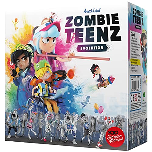 Scorpion Masque Zombie Teenz - Juego de Mesa en Español & Devir - Fantasma Blitz Juego de Mesa, Juego de Mesa para Niños, Juegos de Mesa a Partir de 8 años  (BGBLITZ)