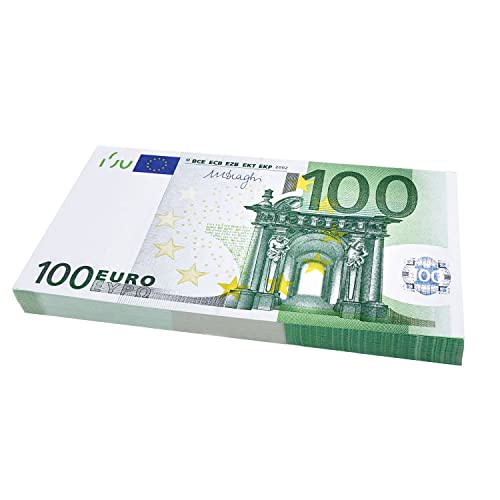 Scratch Cash 100 x € 100 Euro para Jugar (75% más pequeño Que el tamaño Real)
