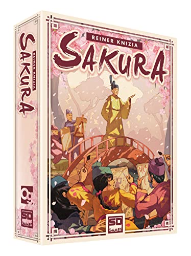 SD GAMES - Juego de Cartas Sakura - Japón, Estrategia y Diversión - Papel - 12X15X3cm