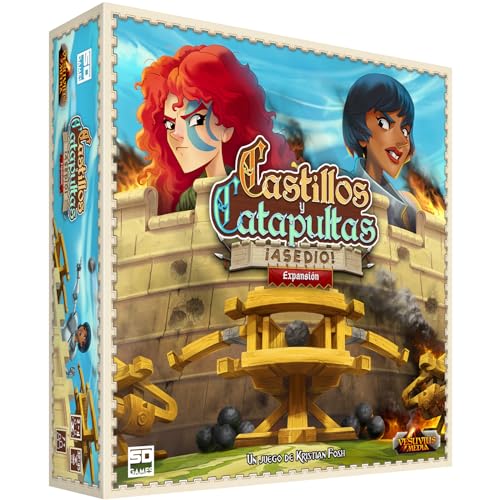 SD GAMES Juego De Mesa Castillos Y Catapultas Asedio - Juego De Mesa - Habilidad - Expansion