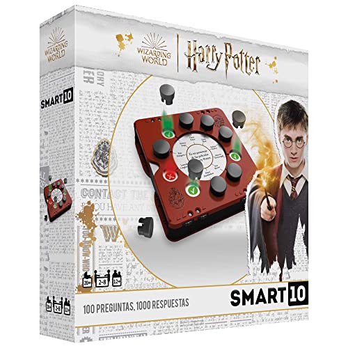SD GAMES Smart 10 Harry Potter - Juego de Mesa de Preguntas para 2 a 8 Jugadores Recomendado a Partir de 14 Años
