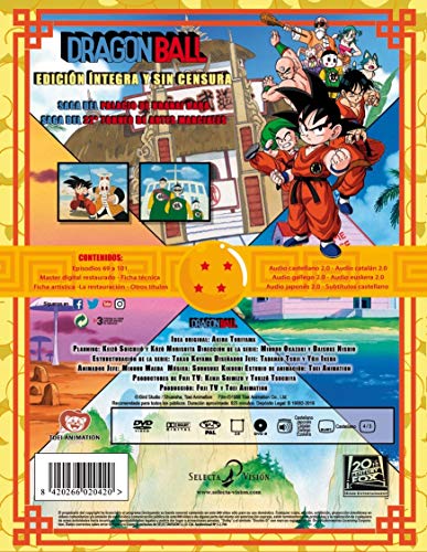 SELECTA VISION Dragon Ball Sagas Completas Box 2 Ep. 69 A 108 [DVD]