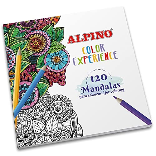 Set de dibujo alpino color experience 24 lapices de colores y libro de 120 mandalas