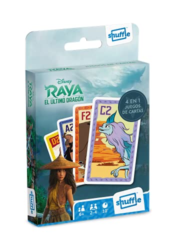 Shuffle Juego de Cartas Fun Raya (versión española) - Baraja de Cartas con 4 Juegos de Snap, Familias, Parejas y Juego de Acción, 108611792