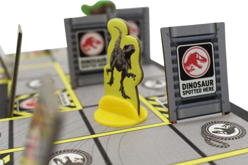 Shuffle Jurassic World Tracker Juego de Mesa, Encontrar y rescatar Dinosaurios, para 2-4 Jugadores, Gran Regalo para niños de 6 años en adelante