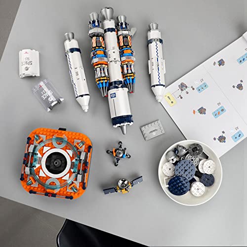 Sillbird Ideas Juego de construcción de cohete espacial, para adolescentes y adultos, niños creativos a partir de 8 años (863 piezas)
