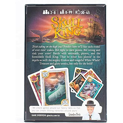 Skull King | The Ultimate Pirate Trick Taking Game | from The Creators of Cover Your Assets, Grandpa Beck's Games