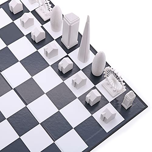 Skyline Chess - Edición Londres (con tabla de juego plegable)
