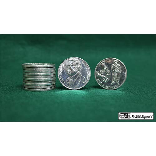 SOLOMAGIA Houdini Palming Coins (12 Pieces) by Mr. Magic