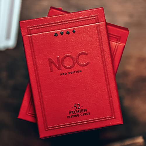 SOLOMAGIA NOC Pro 2021 (Burgundy Red) Playing Cards - Marked
