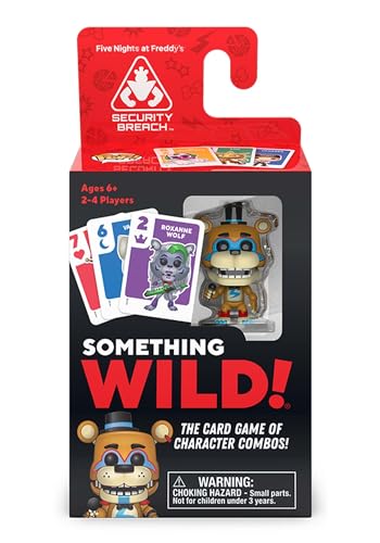 Something Wild! Five Nights at Freddy'S - Security Breach Glamrock Freddy Card Game