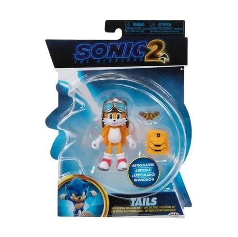 SONIC the Hedgehog 2 The Movie - Figura de acción articulada (4 pulgadas)