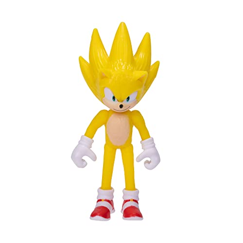 Sonic The Hedgehog – Juego de Mesa Set de Batalla Eggman y Figura Exclusiva Super Sonic de 6 cm – El Set de Batalla Tiene Mecanismos Interactivos – Juguete para Mayores de 3 Años